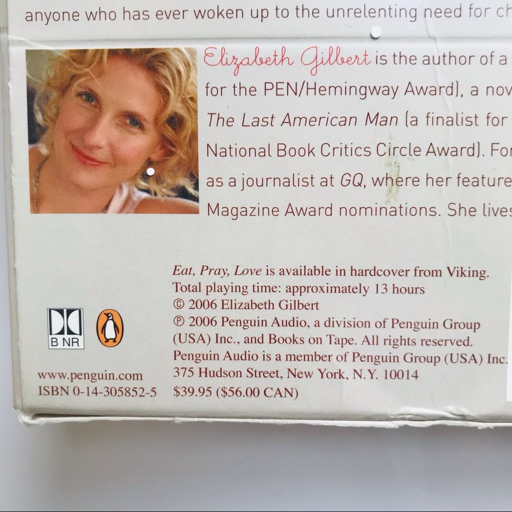11 CD Audiobook EAT PRAY LOVE Read by the Author - Picture 5 of 15